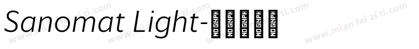 Sanomat Light字体转换